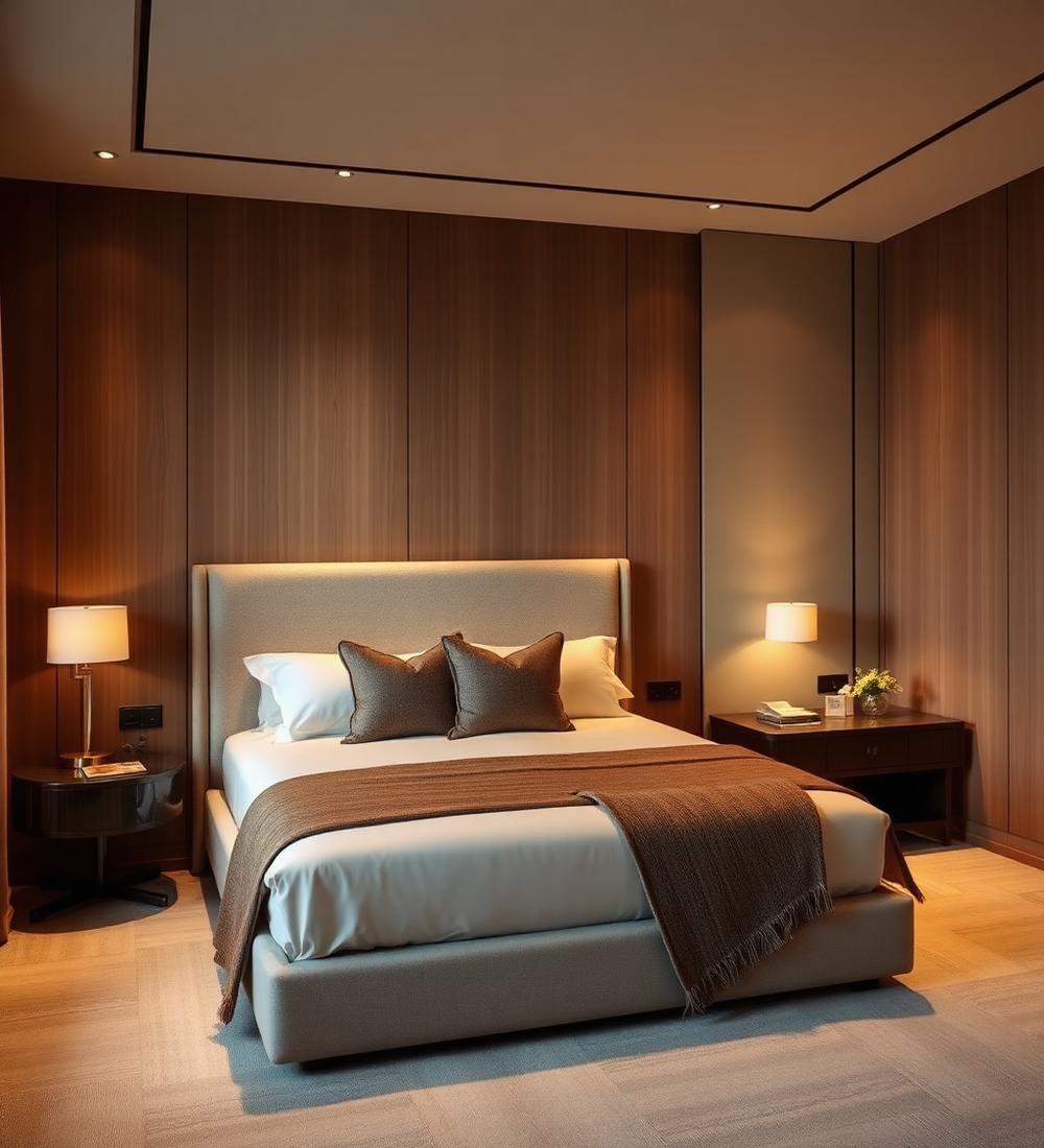 Luxury bedroom interior designed by Octa