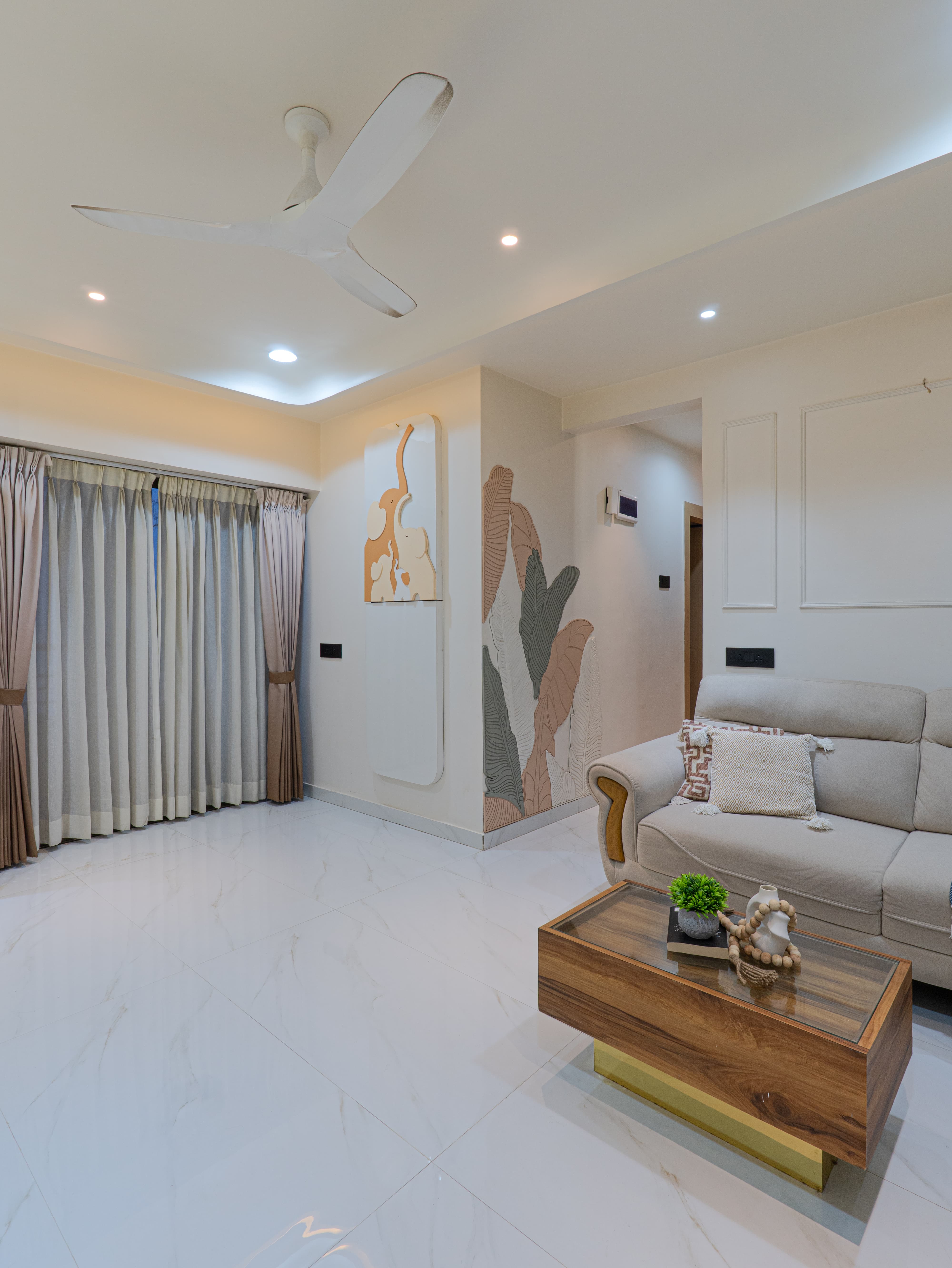 Living room interior design project