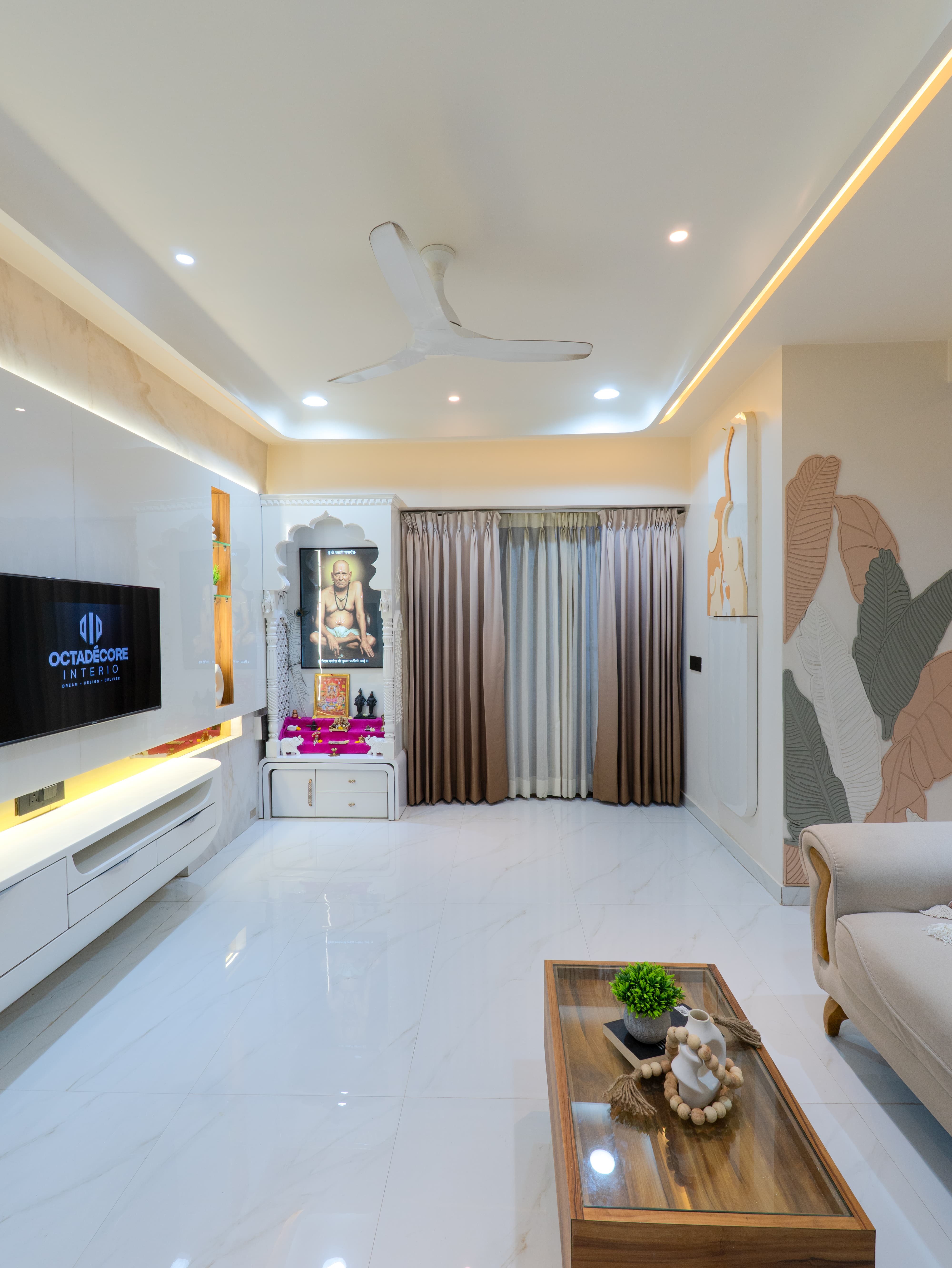 Contemporary hall interior
